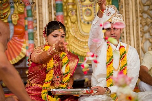 rose petals malai for wedding  petals 7