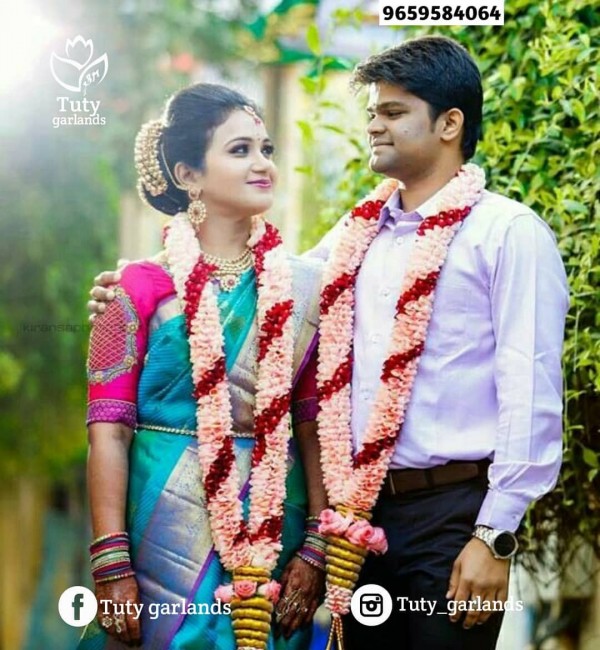 rose petals malai for wedding  petals 9